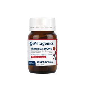 Practitioner Prescribed: Metagenics D3 1000iu
