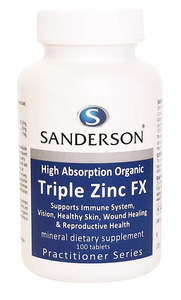 Immune Health: Sandersons Triple Zinc FX