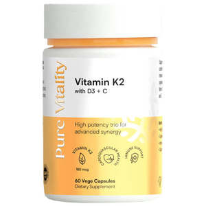 Nutrition: Pure Vitality K2 with D3 plus Vit C