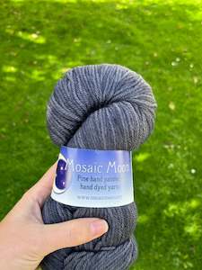 Re Loved Yarn: Mosaic Moon Organic Aran - Charcoal - Re-loved