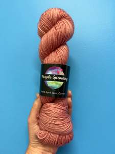 Re Loved: Reloved - Purple Sprouting 4 ply BFL (Copper Rose)