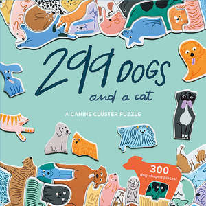 Hachette - 299 Dogs and a Cat, A Canine Cluster Puzzle