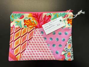 Stationery And Fun Stuff: Nothing New Zip Pouch - Teal Spot