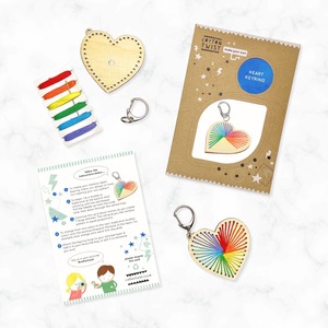 Cotton Twist - Heart Keyring Craft Kit