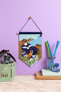 Embroidery: Woodland Pennant Felt Craft Kit | Complete Craft Kit