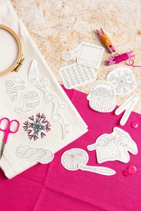 Embroidery: Yarn Stash Stick & Stitch Embroidery Pack