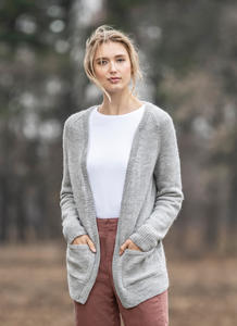 New London Cardigan - Woolstok Printed Pattern