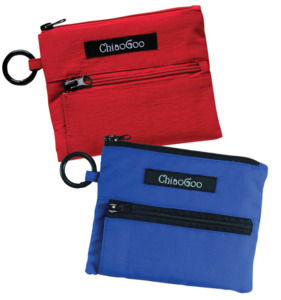 Chiaogoo: Chiaogoo Accessory Pouch Red Nylon