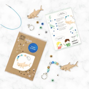 Cotton Twist - Make Your Own Shark Keyring Kit