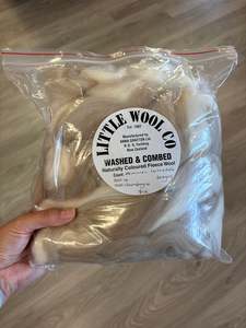 Re Loved: Little Wool Co Champagne Corriedale Sliver - Re-loved