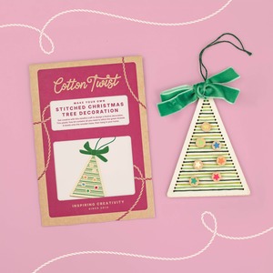 Cotton Twist: Make Your Own Stitched Christmas Tree Decoration