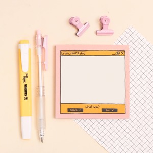Stationery And Fun Stuff: Oh, Laura Memo pad - brain dump