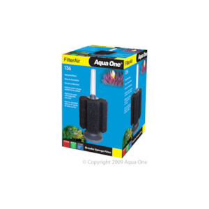Aqua One Breeder Sponge Filter 136 19886 Hollywood Fish Farm Online