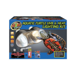 Zoo Med Aquatic Turtle UVB & Heat Lighting Kit Hollywood Fish Farm Online