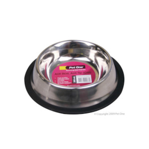 Pet One Anti-Skid Anti-Tip Stainless Steel Bowl Cat 300ml Hollywood Fish Farm Online