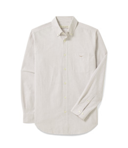 Regular Oxford Shirt - Brown White
