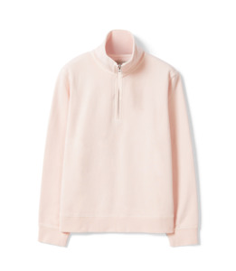 Sweaters: Trickett 1/4 Zip - Rose Smoke