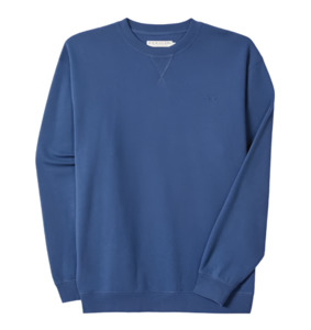 Sweaters: Mini Longhorn Sweatshirt - French Navy