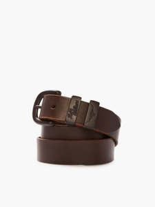 Belts: Slim Drover Belt - Chocolate