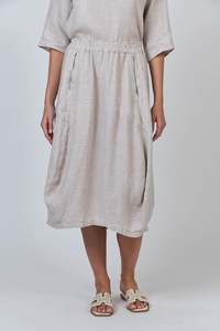 Linen Skirt - Dune