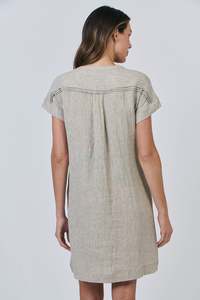 Skirts Dresses: Linen Dress - Blister