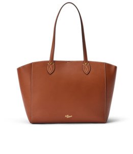 R M Williams 1: Eden Stitched Tote with Pouch - Tan