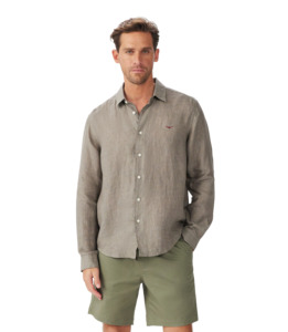 Newman Long Sleeve Classic Linen Shirt
