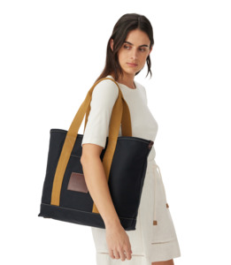 Womens: Tasman Tote - Navy Ochre
