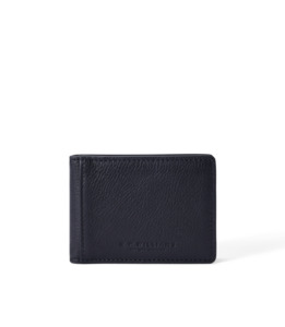 Farrier Bi Fold Clip Wallet - Black