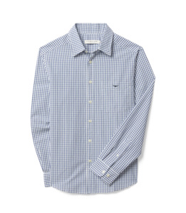 Augusta Classic Poplin Shirt - White Blue