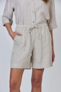 Linen Short - Sand