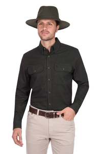 Thomas Cook: Keith LS Shirt - Green