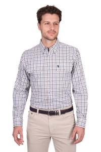 Thomas Cook: Chad LS Shirt - Navy/Green