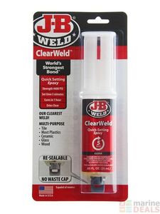 Abrasives & Adhesives: Epoxy Glue Clear 5min.''jb Clearweld