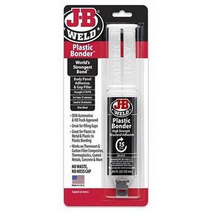 Abrasives & Adhesives: PLASTICBONDER AHESIVE SYRINGE 25ml ''JB