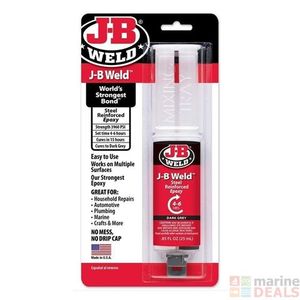 Abrasives & Adhesives: COLD WELD STEEL EPOXY SYRINGE 25ml''JB