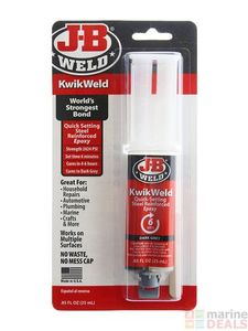 Abrasives & Adhesives: KWIKWELD STEEL EPOXY SYRINGE 25ml ''JB
