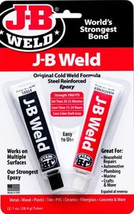 Abrasives & Adhesives: Coldweld Steel Reinfrcd.epoxy Twin Tube ''jb