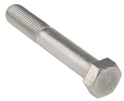 Fastenings: Stainless Hex Head Bolt M10 X 75