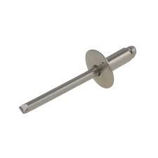 Fastenings: Rivet Large Head Stainless 3/16x1/2grip