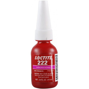 Consumables: Loctite 222 10g Low Strength Purple- Hsr002670