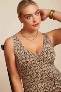 Maxi Dress: KING LOUIE Anna Smith Maxi Dress Umbre