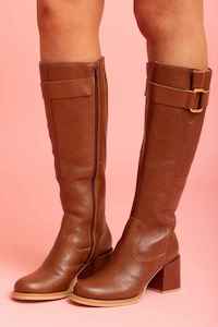 Shoes: HEY MON Bridget Boot Tan