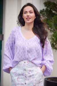 Charlo: CHARLO Abigail Top Lilac