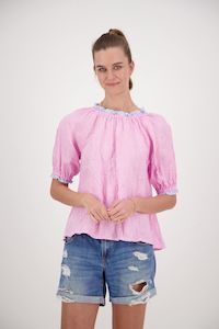 New Briarwood: BRIARWOOD Teenie Top Pink Gingham
