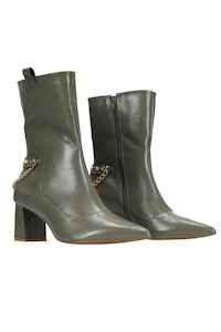 Shoes: HEY MON Charlotte Mid Boot Khaki