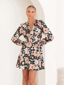 White Closet: WHITE CLOSET Midi Nina Dress Green