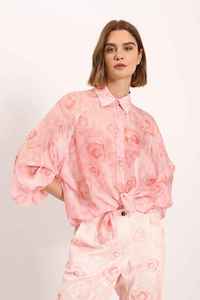 Dixie: DIXIE I Love Roses Shirt Pink