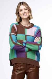 Zaket Plover: ZAK & PLO Squared Jumper Timber