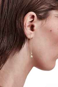 Stolen Girlfriends Club: SGC Earrings Falling Stolen Star Gold